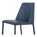 Nora - Vegan Leather Dining Chair (Set of 2) - Ocean Cavern Gray - Moe's Home Collection - Chair Sets - Elite Enclave Home