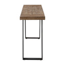 Freddy - Weathered Console Table - Light Brown & Black