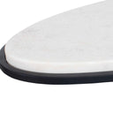 Morro - Marble Side Table - White / Black - Uttermost - Side Tables- Elite Enclave Home