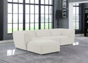Miramar - 4 Piece Modular Sectional - Meridian Furniture - Stationary Sectionals - Elite Enclave Home