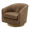 Oscy - Swivel Chair - Tan - Moe's Home Collection - Swivel Chairs - Elite Enclave Home