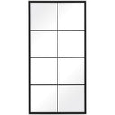 Rousseau - Iron Window Mirror - Black