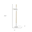 Reading Floor Lamp - Natural - HomeRoots - Floor Lamps - Elite Enclave Home