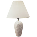 Iris Urn Shape Table Lamp - Ivory