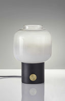 Mod Pod Glass Table Lamp - Black