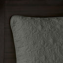 Quebec - Reversible Bedspread Set - Dark Gray