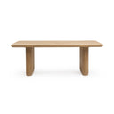 Vander - Oak Wood 84" Dining Table