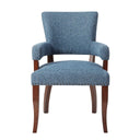 Dawson - Arm Dining Chair - Blue - Madison Park - Arm Chairs - Elite Enclave Home