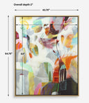 Renewal - Framed Abstract Art - Dark Gray