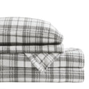 Micro Fleece - Twin Sheet Set - Gray Plaid