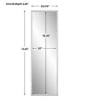 Serna - Tall Mirror - White