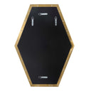 Ankara - Brass Hexagon Mirror