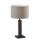 Wood Monument Table Lamp - Black