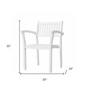 Stacking Armchairs (Set of 2) - White