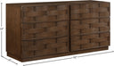 Weave - Dresser - Meridian Furniture - Dressers - Elite Enclave Home