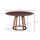 Aldo - Dining Table - Natural - Moe's Home Collection - Dining Tables - Elite Enclave Home