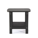 Plastic Outdoor Side Table - Black