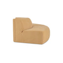 Naomi - 2 Piece Convex Modular Sectional - Golden Yellow - Moe's Home Collection - Stationary Sectionals - Elite Enclave Home