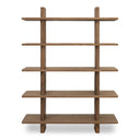 Casey - Large Standard Bookcase - Dark Brown - Moe's Home Collection - Standard Bookcases - Elite Enclave Home