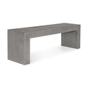 Lazarus - Outdoor Bench - Gray - Moe's Home Collection - Benches - Elite Enclave Home