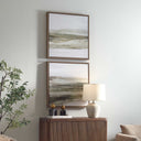 All Of A Sudden - Framed Canvases (Set of 2) - Black / Brown / Gray / Green - Uttermost - Canvas Art Sets - Elite Enclave Home