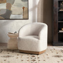 Diah - Swivel Accent Chair - Toasted Linen