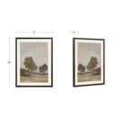 Ash - Framed Print - Gray - Moe's Home Collection - Framed Prints - Elite Enclave Home