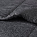 Comfort Cool Jersey Knit - Oversized Down Alternative King Comforter - Black