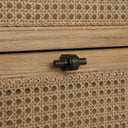 Coast - 6 Drawer Rattan Chest - Woodtone