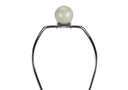Concrete Urn Table Lamp With Ivory Drum Shade - Beige - HomeRoots - Table Lamps - Elite Enclave Home