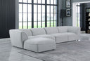 Miramar - 5 Piece Modular Sectional - Meridian Furniture - Stationary Sectionals - Elite Enclave Home