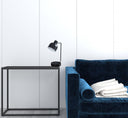 Metal Desk USB Table Lamp With Black Shade - Black