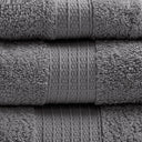Organic - 6 Piece Towel Set - Charcoal - Madison Park - Towel Sets - Elite Enclave Home
