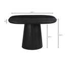 Freed - Acacia Wood Dining Table - Black - Moe's Home Collection - Dining Tables - Elite Enclave Home