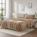 Soloft Plush - 4 Piece King Micro Plush Sheet Set - Taupe