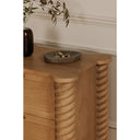 Treccia - 2 Drawer Nightstand - Oak - Moe's Home Collection - Accent Nightstands - Elite Enclave Home