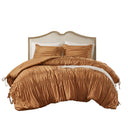 Mia - 2 Piece Twin/Twin Long Comforter Set - Brown