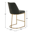 Hanni - Counter Stool - Charcoal - Uttermost - Counter Height (24"-27")- Elite Enclave Home