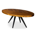 Parq - Oval Dining Table - Brown - Moe's Home Collection - Dining Tables - Elite Enclave Home