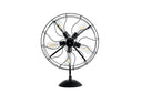 Industrial Fan Design Metal Table Lamp - Black
