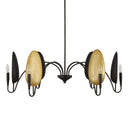 Warwick - 6 Light Chandelier - Matte Black