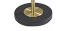 Torchiere Floor Lamp With White Globe Shade - Black - HomeRoots - Floor Lamps - Elite Enclave Home