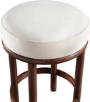 Monette - Counter Stool With Brown Base - Meridian Furniture - Counter Height (24" - 27") - Elite Enclave Home
