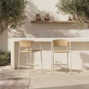 Zola - Outdoor Counter Chair - Natural - Moe's Home Collection - Counter Height (24" - 27") - Elite Enclave Home