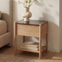Elio - Nightstand - Dark Emperador - Moe's Home Collection - Accent Nightstands - Elite Enclave Home