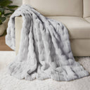 Vivienne - Throw - Light Gray - Madison Park - Throws - Elite Enclave Home