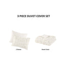 Larissa - 2 Piece Twin/Twin Long Animal Duvet Cover Set - Off-White