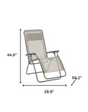 Steel Outdoor Zero Gravity Chair - Gray