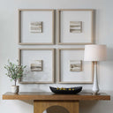 Studying Sepia - Hand Painted Canvases (Set of 4) - Light Brown - Uttermost - Canvas Art Sets - Elite Enclave Home