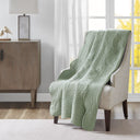 Tuscany - Oversized Quilted Throw - Seafoam - Madison Park - Throws- Elite Enclave Home